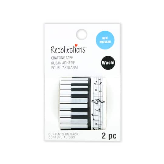 Piano Crafting Washi Tape Set by Recollections&#x2122;